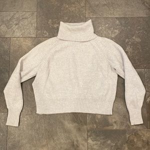 Wilfred Free turtle neck cropped sweater.